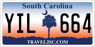 SC license plate YIL664