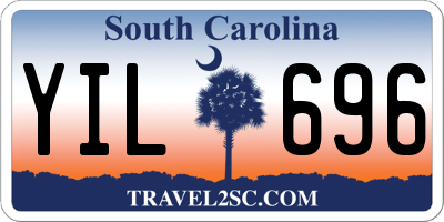 SC license plate YIL696