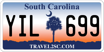 SC license plate YIL699