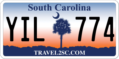 SC license plate YIL774