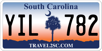 SC license plate YIL782