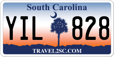 SC license plate YIL828