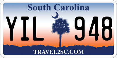 SC license plate YIL948