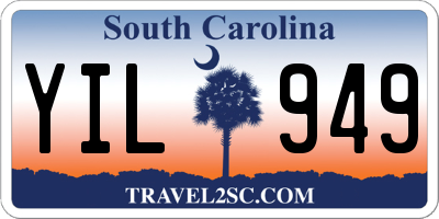 SC license plate YIL949