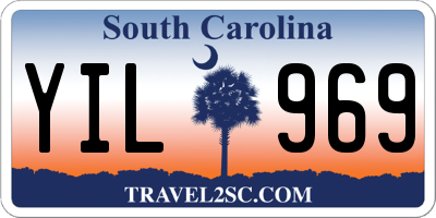SC license plate YIL969