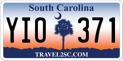 SC license plate YIO371