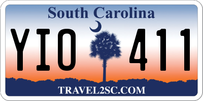 SC license plate YIO411