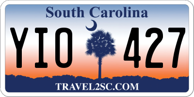 SC license plate YIO427