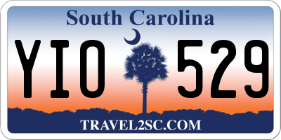 SC license plate YIO529