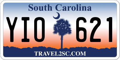 SC license plate YIO621