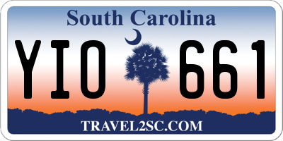 SC license plate YIO661