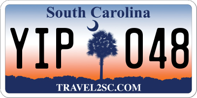 SC license plate YIP048