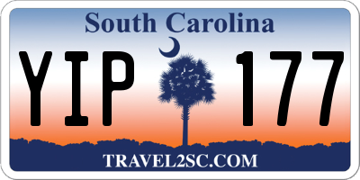 SC license plate YIP177