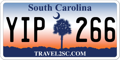 SC license plate YIP266