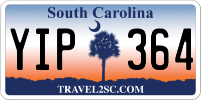 SC license plate YIP364