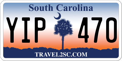 SC license plate YIP470