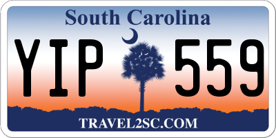 SC license plate YIP559