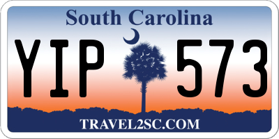 SC license plate YIP573