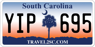 SC license plate YIP695