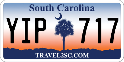 SC license plate YIP717