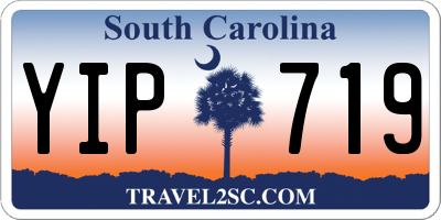 SC license plate YIP719