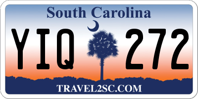 SC license plate YIQ272