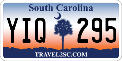 SC license plate YIQ295