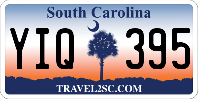 SC license plate YIQ395