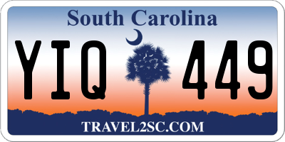 SC license plate YIQ449