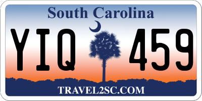 SC license plate YIQ459