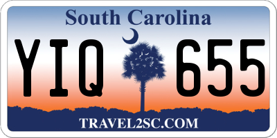 SC license plate YIQ655