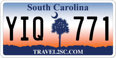 SC license plate YIQ771