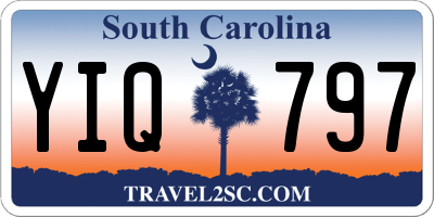SC license plate YIQ797