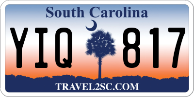 SC license plate YIQ817