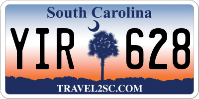 SC license plate YIR628