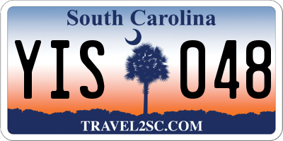 SC license plate YIS048