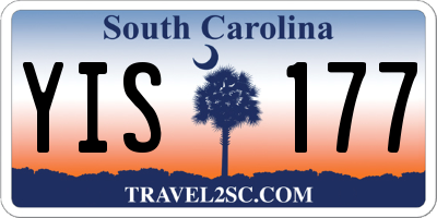 SC license plate YIS177