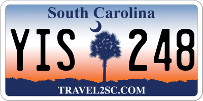 SC license plate YIS248