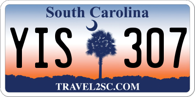 SC license plate YIS307