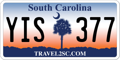 SC license plate YIS377