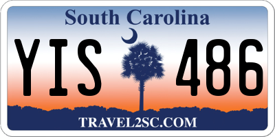 SC license plate YIS486