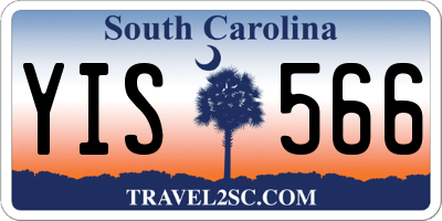 SC license plate YIS566