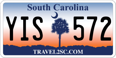 SC license plate YIS572