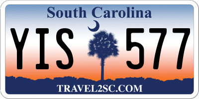 SC license plate YIS577