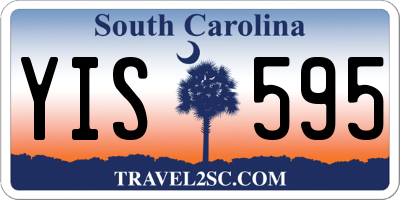 SC license plate YIS595