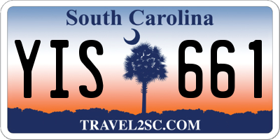 SC license plate YIS661