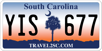 SC license plate YIS677