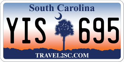 SC license plate YIS695
