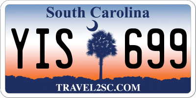 SC license plate YIS699