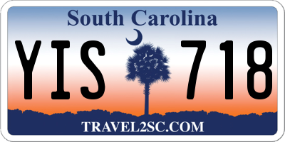SC license plate YIS718
